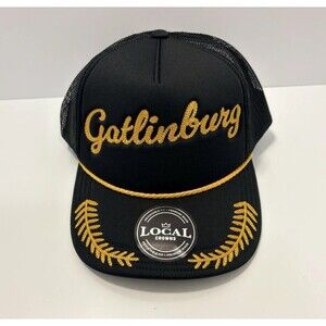 Local Crowns Gatlinburg Embroidered Snapback Trucker Hat Adjustable New